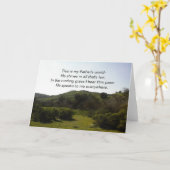 感動的なカード: これは私の父の世界です カード (黄色い花)