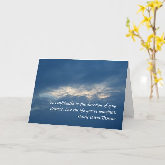 感動的なカード カード (黄色い花)