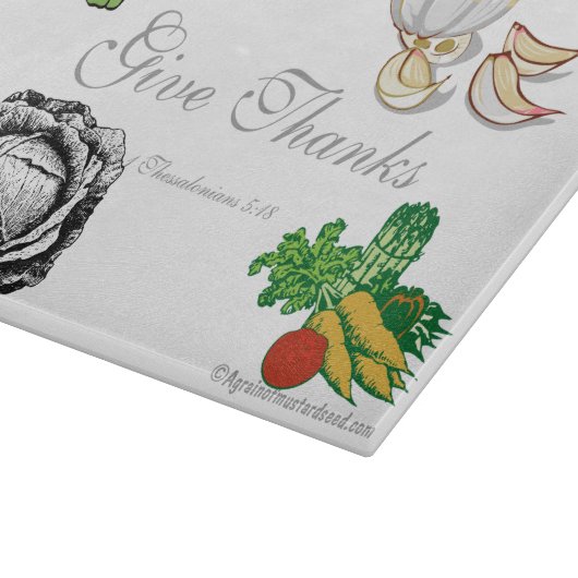 感動的なキリスト教の引用文 カッティングボード (角)