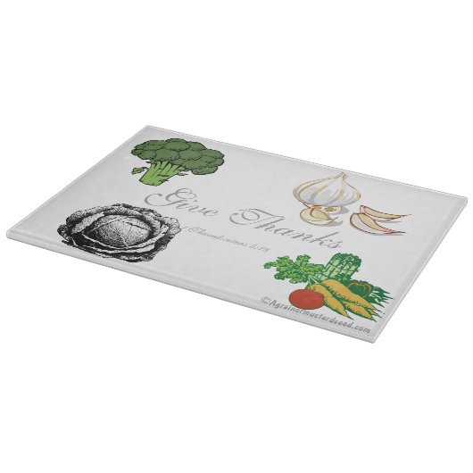 感動的なキリスト教の引用文 カッティングボード (角)