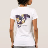 感動的なキリスト教の羽のエスターの聖書の詩 Tシャツ (裏面)