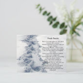 感動的なギフトの新しいトラック ポストカード (スタンド正面)