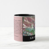 感動的なギフトの生命変更 マグカップ (中央)