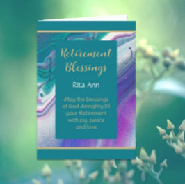 感動的なクリスチャン退職証明書 シーズンカード