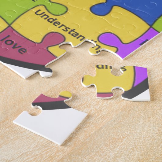 感動的なジグソーパズルの引用文 ジグソーパズル (側面)
