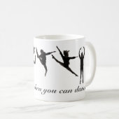 感動的なダンスのコーヒー・マグ美しいライン! コーヒーマグカップ (正面右)