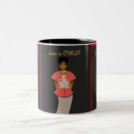 感動的なツートーンマグ ツートーンマグカップ (中央)