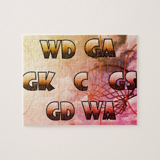 感動的なネットボールの位置の写真 ジグソーパズル (横)