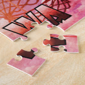 感動的なネットボールの位置の写真 ジグソーパズル (側面)