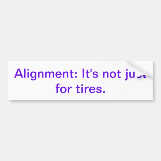 感動的なバンパーステッカー-アブラハム田舎者ファン バンパーステッカー (正面)