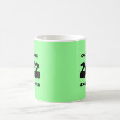 感動的なマラソン コーヒーマグカップ (中央)