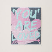 感動的なメッセージのジグソーパズル。かわいいギフト。愛される ジグソーパズル (縦)