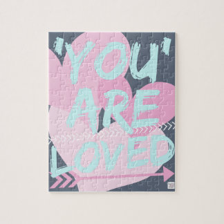 感動的なメッセージのジグソーパズル。かわいいギフト。愛される ジグソーパズル