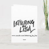 感動的なメッセージカード-抱擁 カード (裏面)