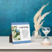 感動的なメッセージ　私を価値ある者にしてくれた フォトプラーク (インサイチュ)