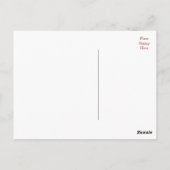 感動的なヴィンテージ植物学タペストリー ポストカード (裏面)