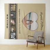 感動的な写真の背景 ６枚の写真のコラージュ映画にぴったりな背景 タペストリー (インサイチュ(横))