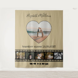 感動的な写真の背景 ６枚の写真のコラージュ映画にぴったりな背景 タペストリー