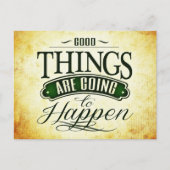 感動的な前向きな名言メッセージ ポストカード (正面)