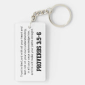 感動的な卒業のキーホルダーのクラス キーホルダー (裏面)