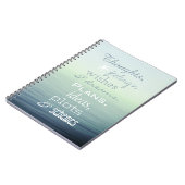 感動的な単語の詩 ノートブック (左側)