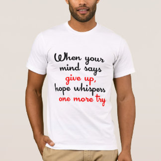 感動的な単語のTシャツ Tシャツ