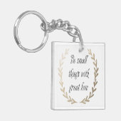 感動的な単語 キーホルダー (正面左)