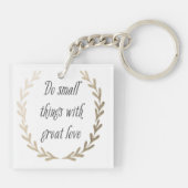 感動的な単語 キーホルダー (裏面)