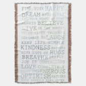 感動的な単語 スローブランケット (正面縦)