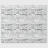 感動的な単語 ラッピングペーパー (フラット)