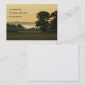 感動的な名刺のテンプレート 名刺 (正面/裏面)