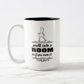 感動的な女性のマグ ツートーンマグカップ (左)