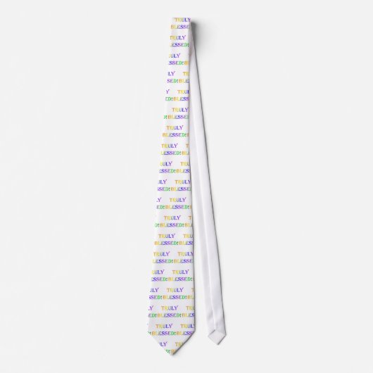 感動的な宗教の信頼 ネクタイ (正面)