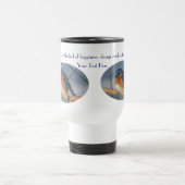 感動的な幸福のブルーバード トラベルマグ (中央)