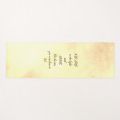 感動的な引用文のデザイン ヨガマット (正面(横))