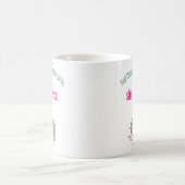 感動的な引用文のマグの彼女のためのかわいいハリネズミのマグ コーヒーマグカップ (中央)