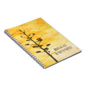 感動的な引用文はあなた自身に本当ノートです ノートブック (右側)