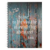 感動的な引用文ジャーナル ノートブック (正面)