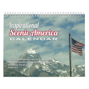 感動的な引用文景色アメリカのカレンダー2016年 カレンダー