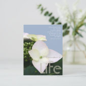 感動的な引用文7の生命のお祝い 招待状 (スタンド正面)