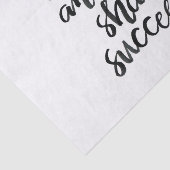 感動的な引用文: 信じれば成功します 薄葉紙 (詳細)