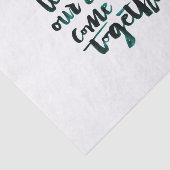 感動的な引用文: 私達の夢を来させます。 薄葉紙 (詳細)