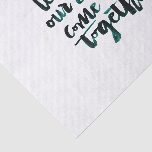 感動的な引用文: 私達の夢を来させます。 薄葉紙 (詳細)