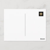 感動的な感謝のタイポグラフィー名言 ポストカード (裏面)