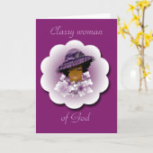 感動的な挨拶状 カード (黄色い花)