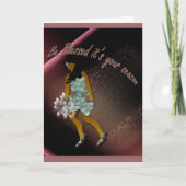 感動的な挨拶状 カード (正面)