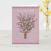 感動的な挨拶状 カード (黄色い花)