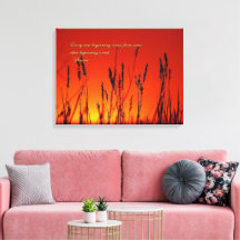 感動的な日没のシルエット