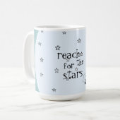 感動的な星のための範囲 コーヒーマグカップ (正面左)