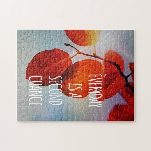 感動的な毎日の第2のチャンスの紅葉 ジグソーパズル (横)